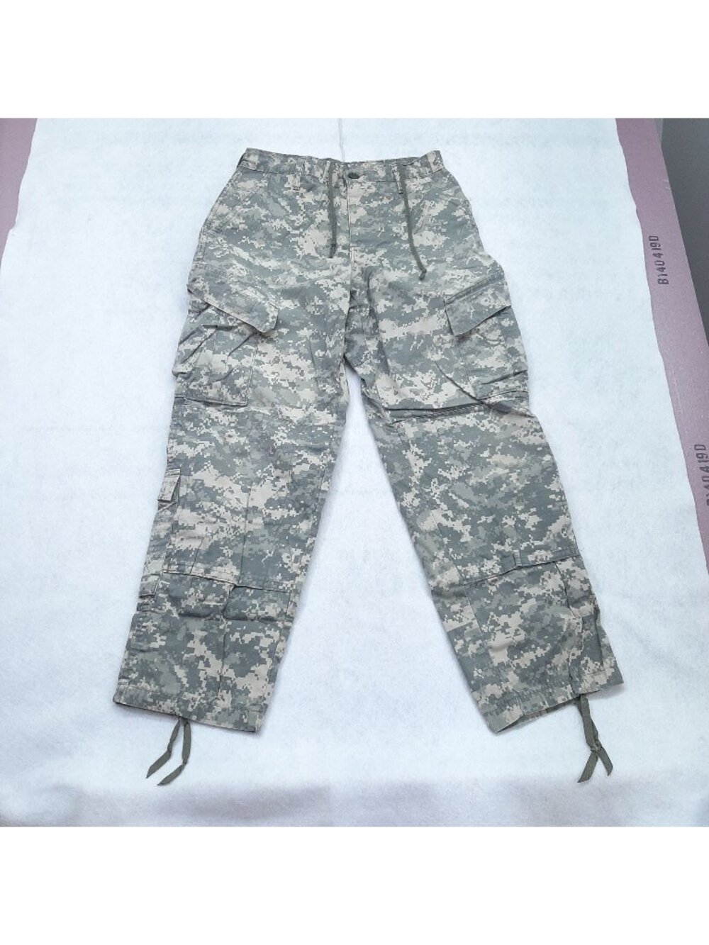 Combat Uniform Trousers Military ACU Digital Camo Cargo Pants Mens Sz Small Shor